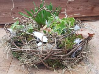 Doe-het-zelf voorjaars/paaspakket "nestje" DIY voorjaarsworkshop Pasen